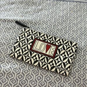 Brighton “Love” Pouch Red/Black